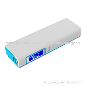 LED Power Bank, 5V/2.1A Output, 8-9 Hours Charging Time, Samsung Battery